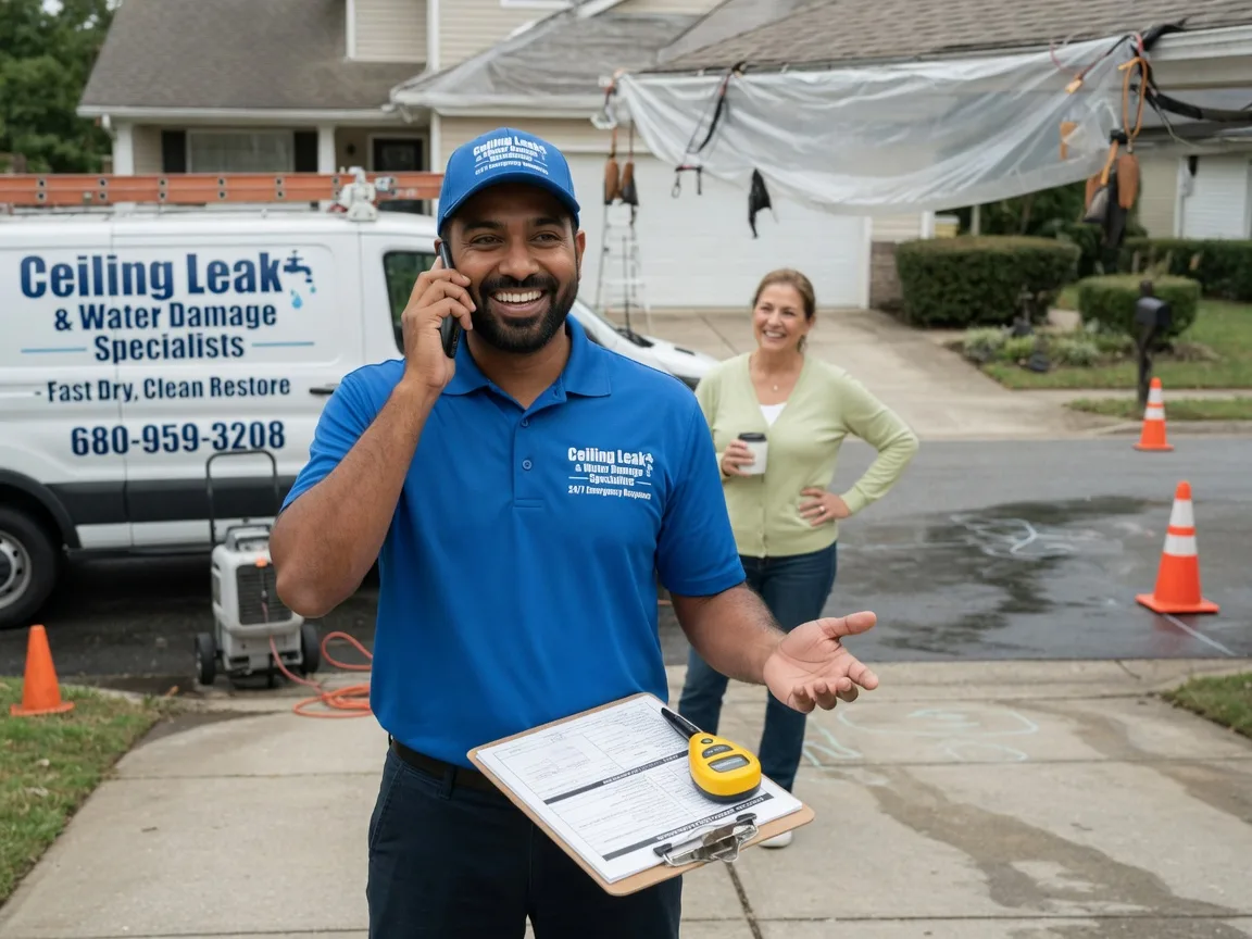 Ceiling Leak Cleanup Barnes City, IA FAQs